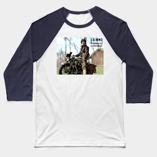 U.S. WW2 Dispatch Rider Baseball T-Shirt